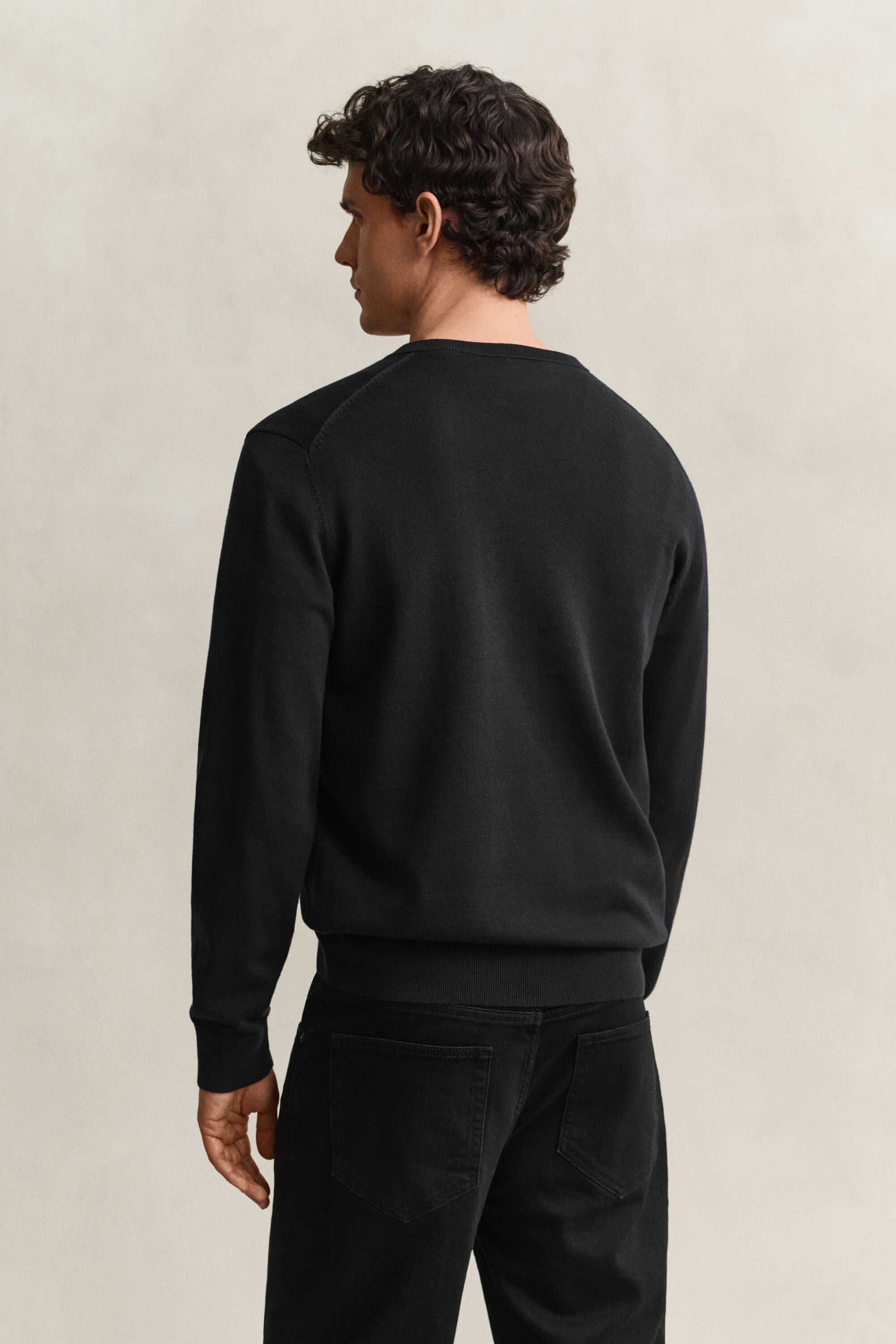 Cotton V-Neck Sweater