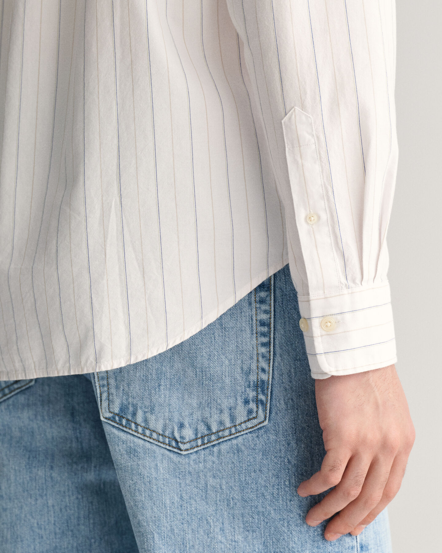Regular Fit Striped Archive Oxford Shirt
