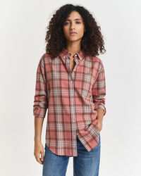 Relaxed Fit Checked Flannel Shirt