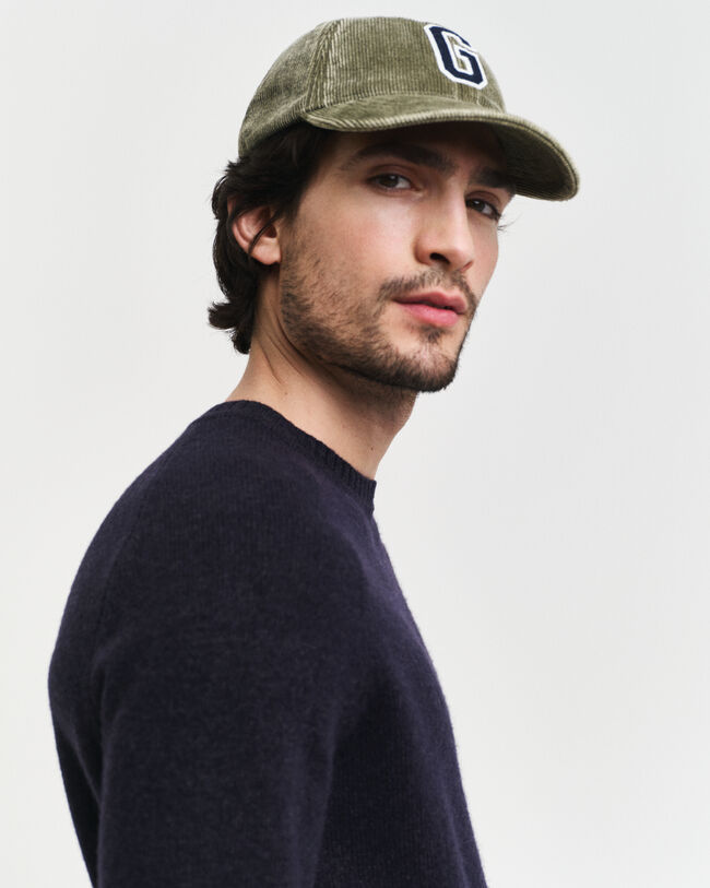 Wool Blend Crew Neck Sweater