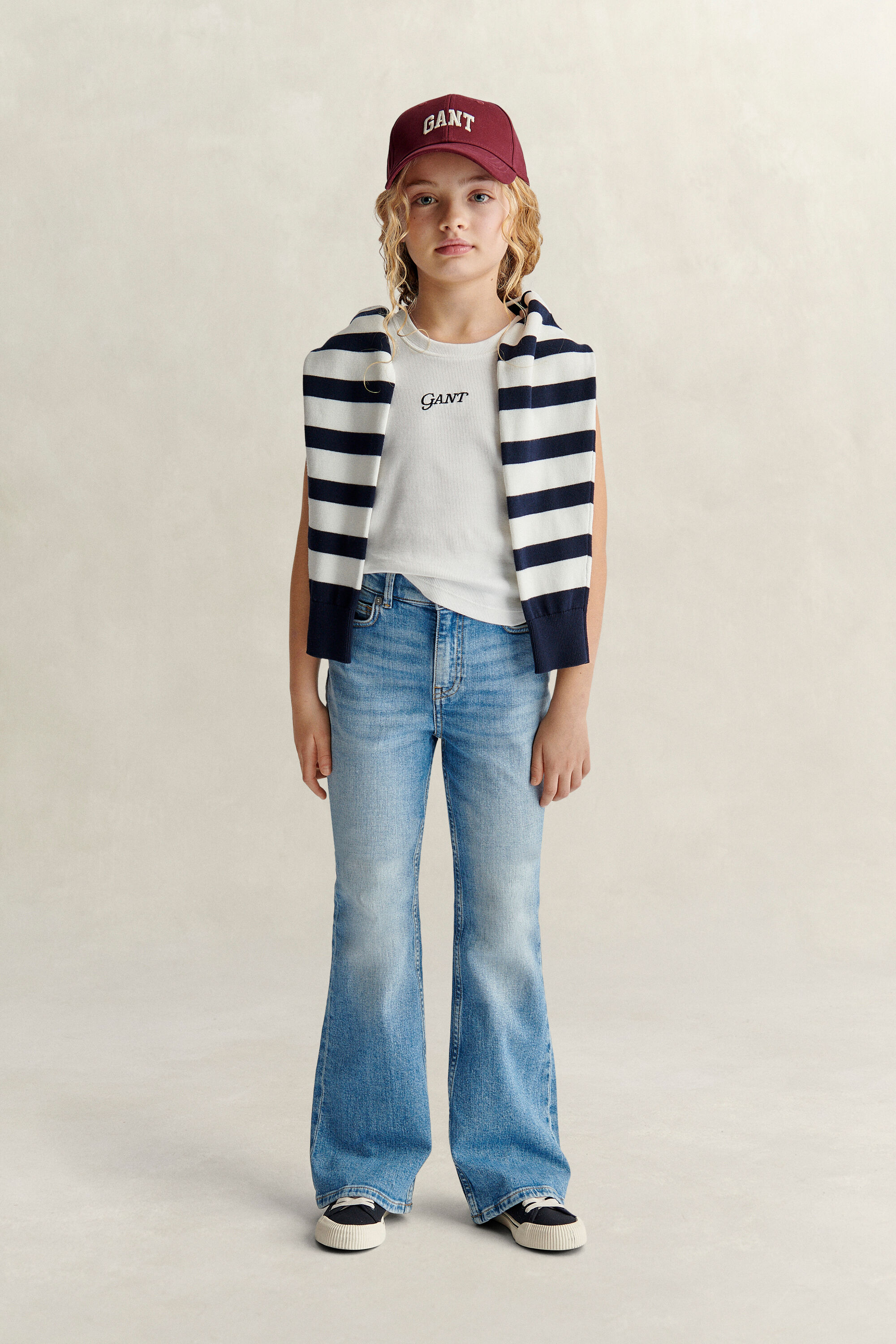 Teen Girls Ribbed Top