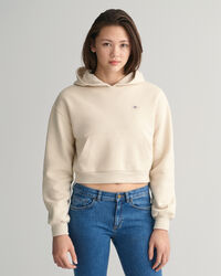 Teen Girls Shield Cropped Hoodie