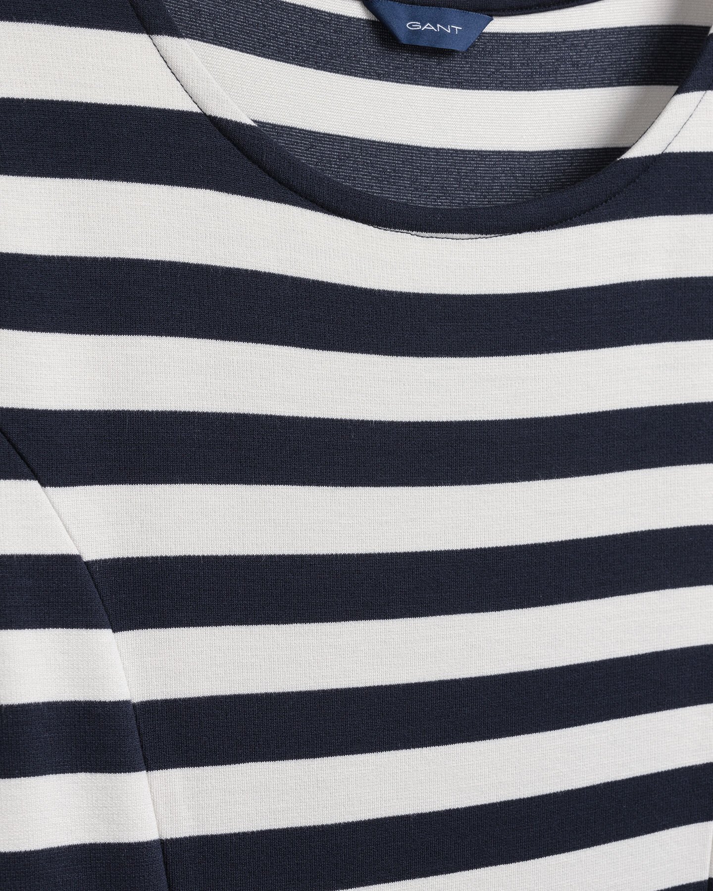 Striped Fit-and-Flare Dress