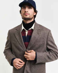 Relaxed Fit Moulin&eacute; Wool Suit Blazer