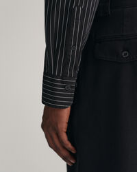 Slim Fit Formal Pinstriped Shirt