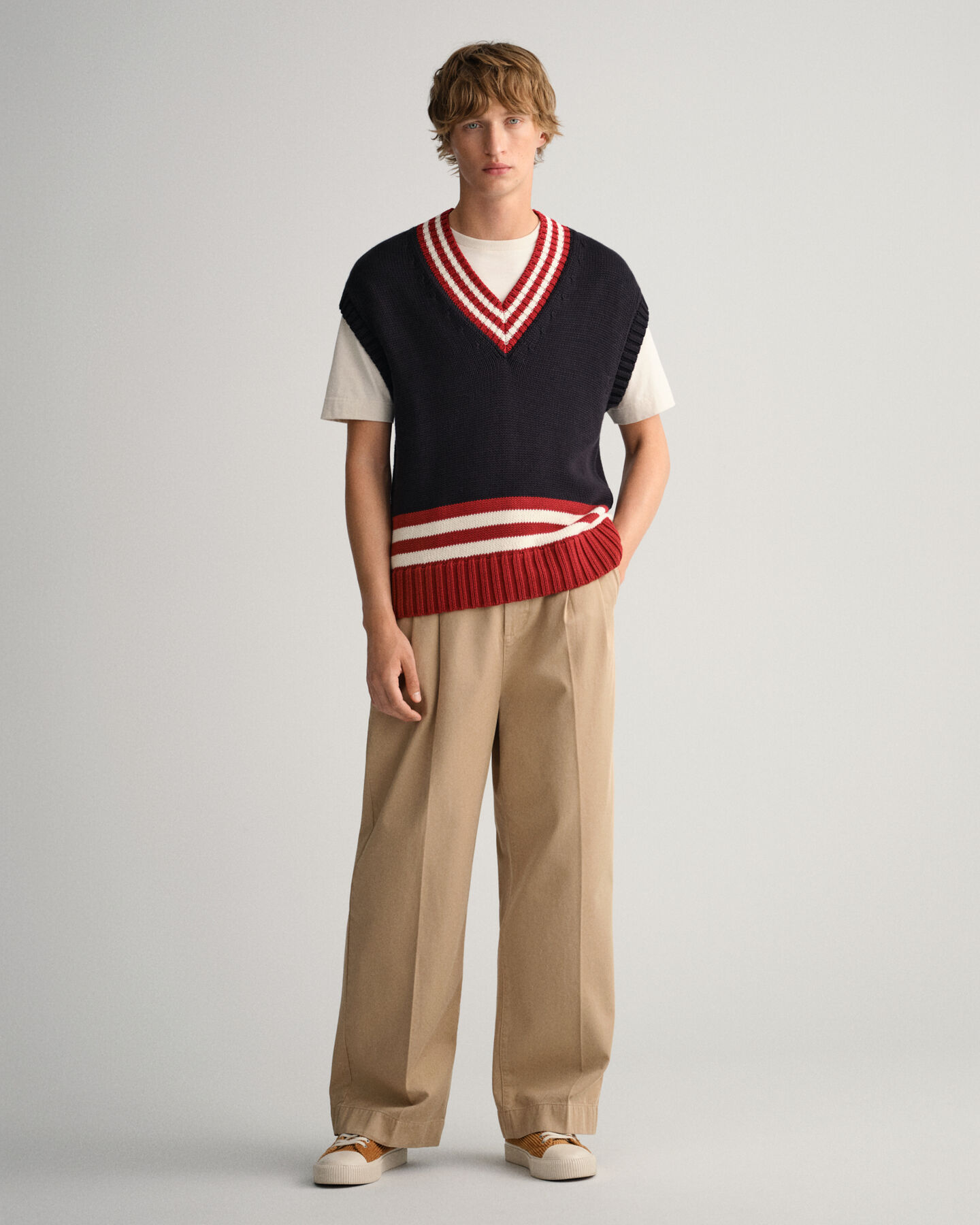 Pleated Volume Chinos