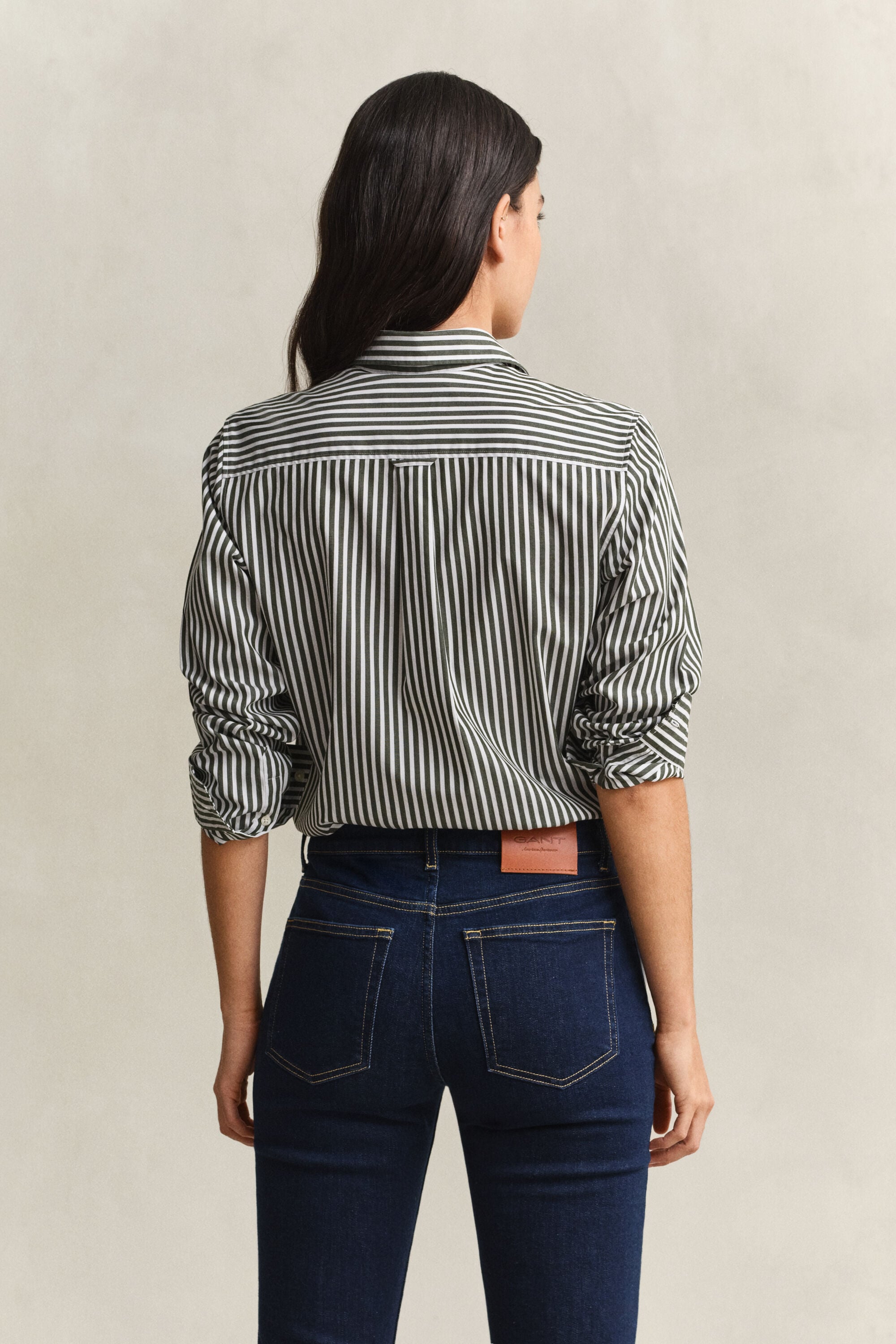 Regular Fit Striped Classic Poplin Shirt