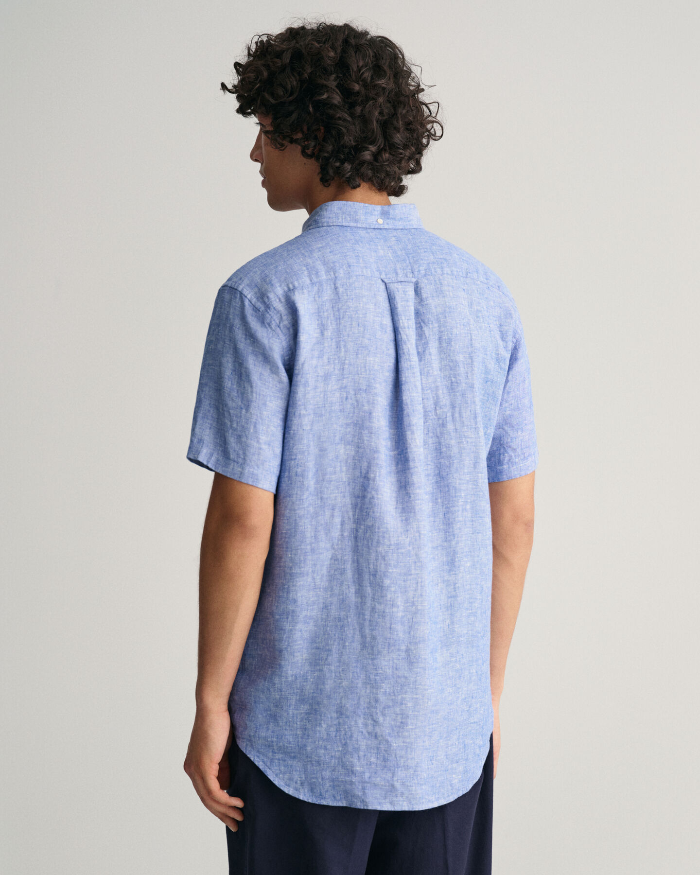 Regular Fit Linen Short Sleeve Shirt