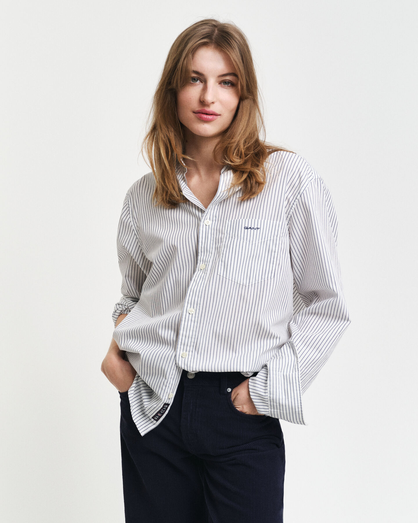 Regular Fit Striped Poplin Shirt