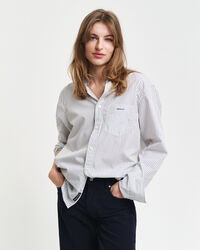 Regular Fit Striped Poplin Shirt