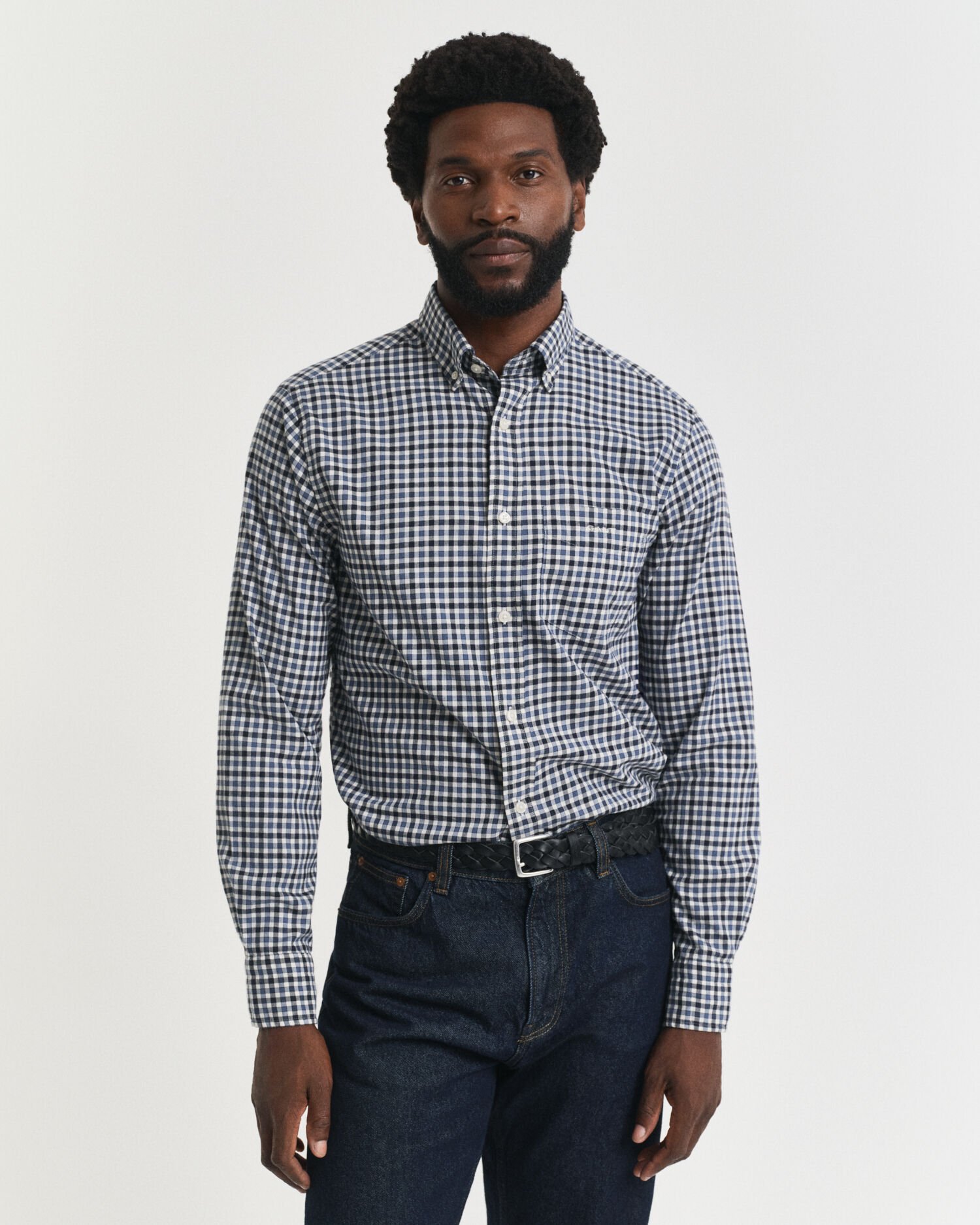 Regular Fit Gingham Twill Shirt
