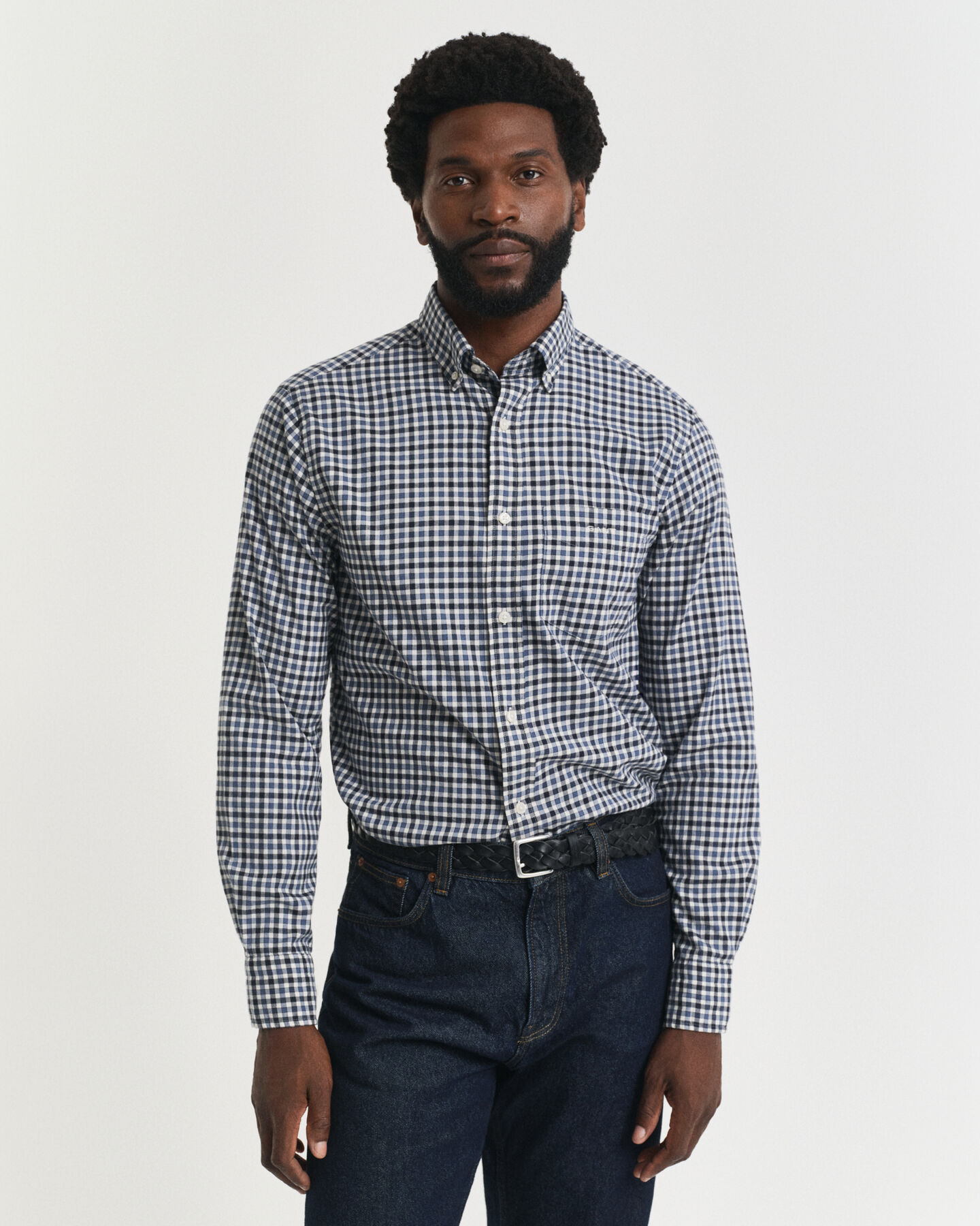 Regular Fit Gingham Twill Shirt