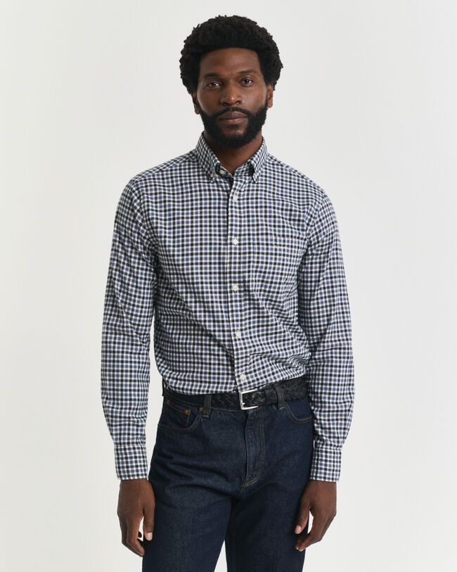 Regular Fit Gingham Twill Shirt