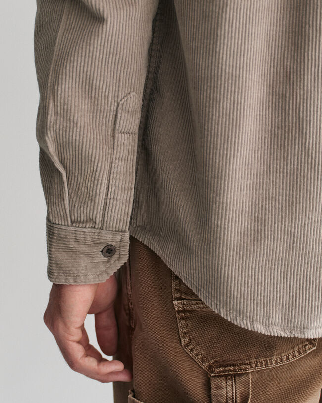 Regular Fit Corduroy Overshirt