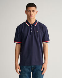 Retro Flag Piqu&eacute; Polo Shirt
