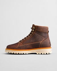 Clafton Leather Lace-Up Boots