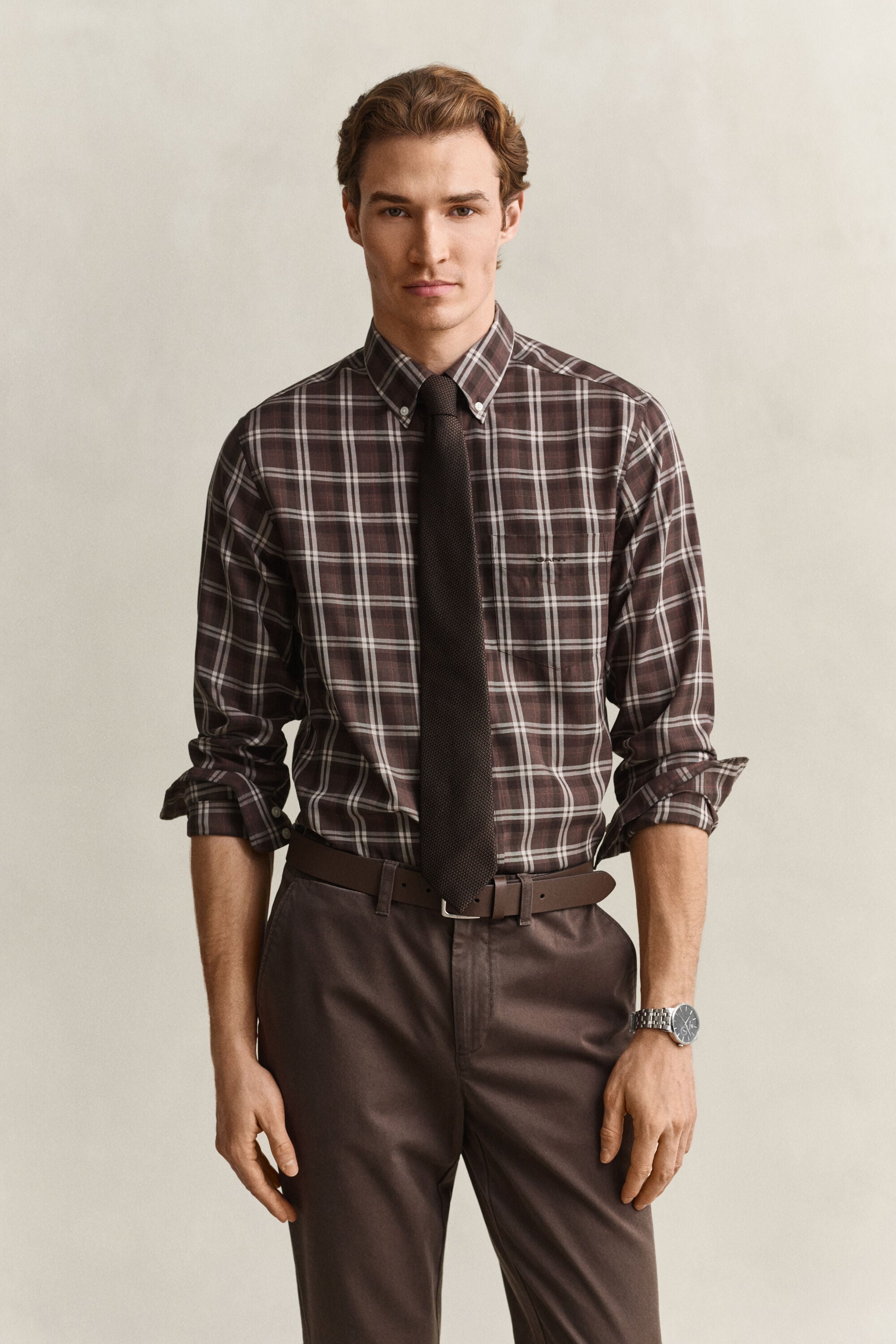 Checked Twill Shirt