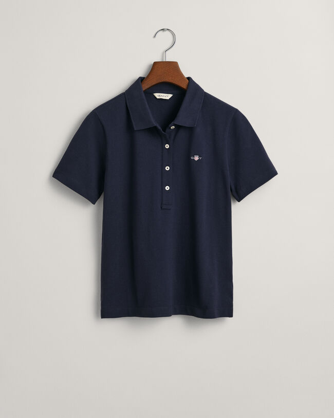 Seasonal Essential Embroidered Archive Shield Polo Shirt