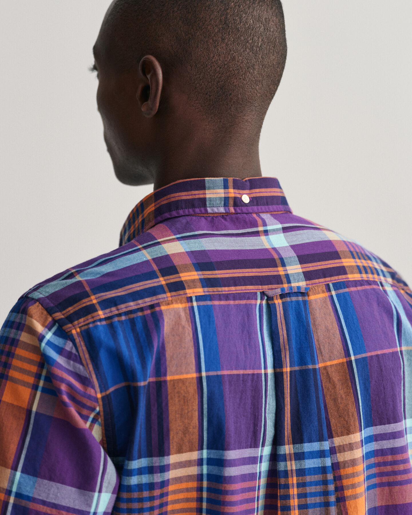 Regular Fit Colorful Madras Short Sleeve Shirt