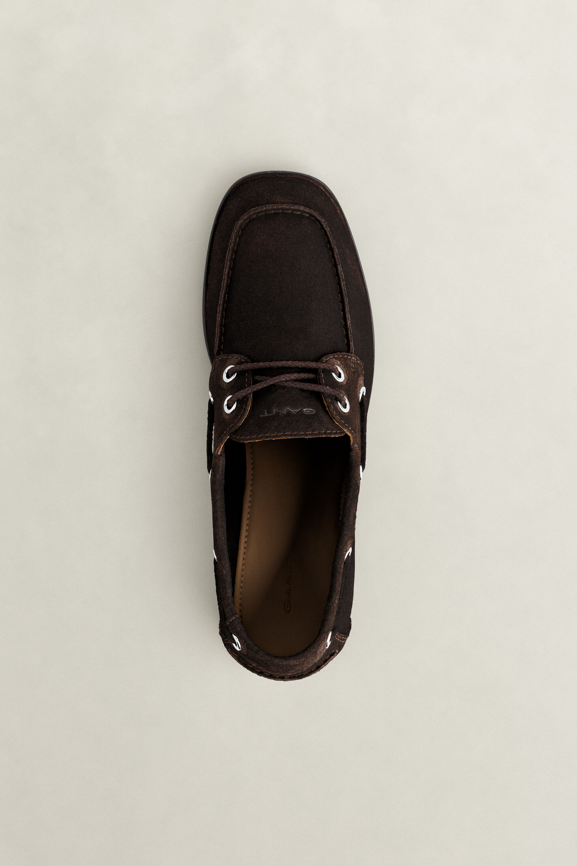 Gimble Suede Loafers — DARK BROWN