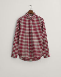 Regular Fit Micro Tartan Flannel Shirt