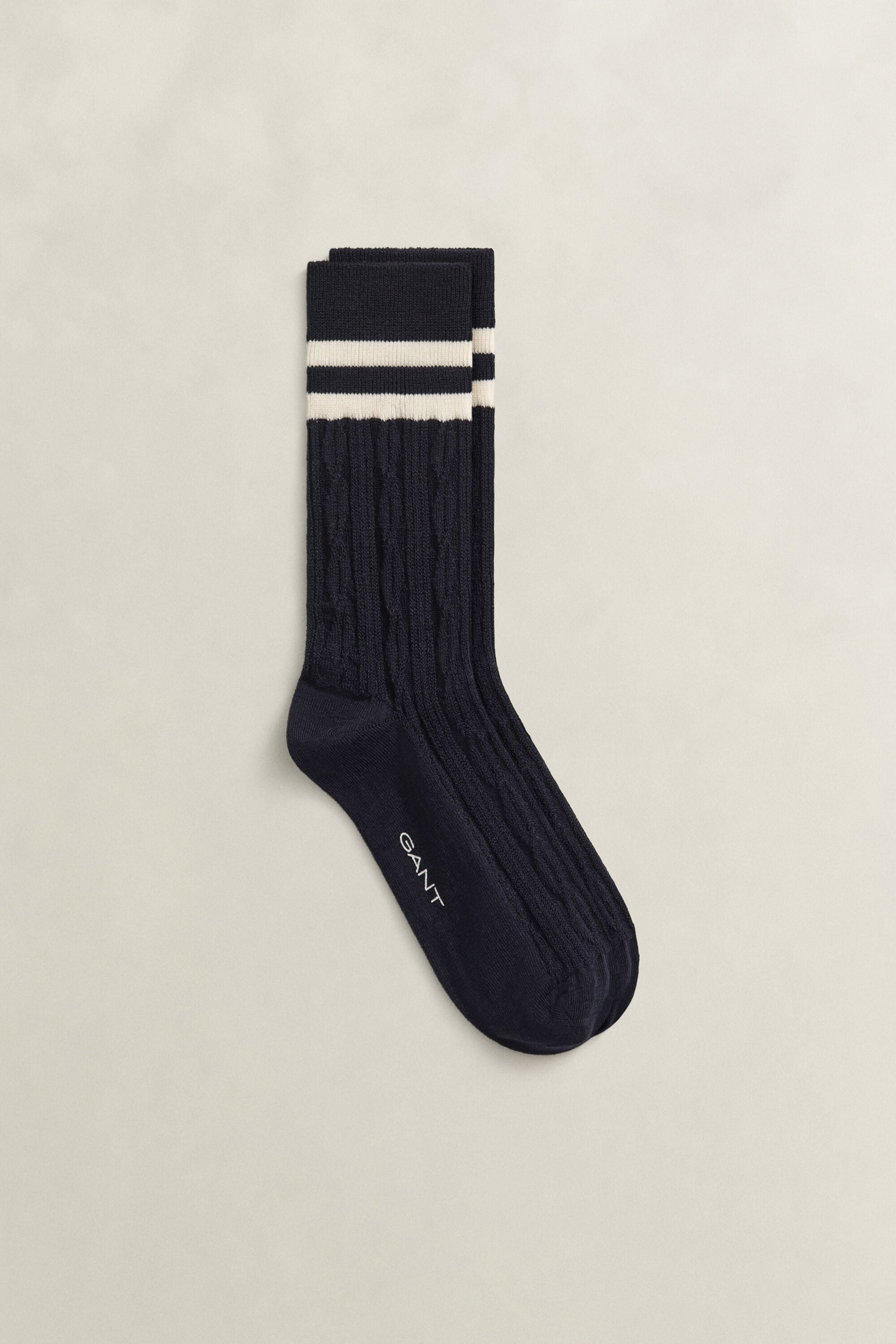 Cable Knit Sport Socks