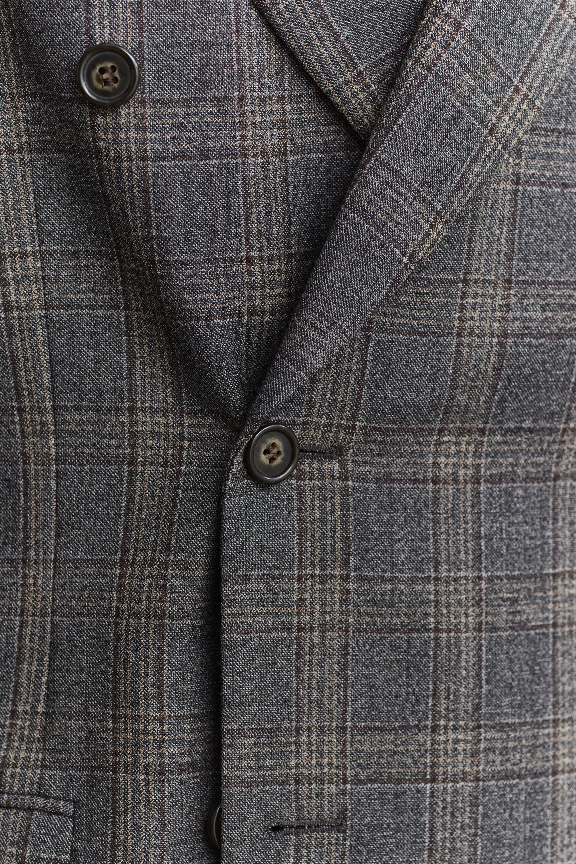 Glen Check Suit Jacket