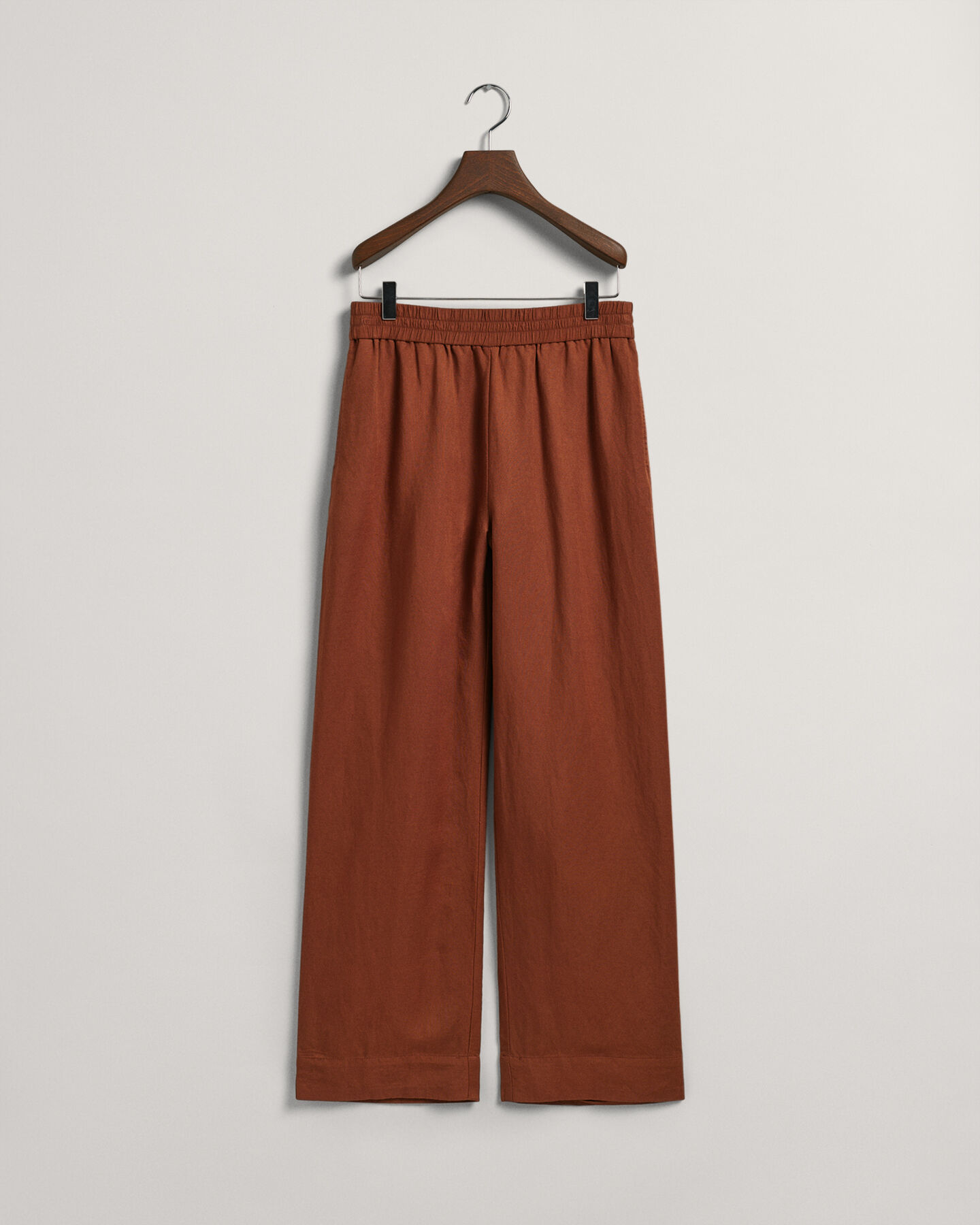 Linen Viscose Pull-On Pants