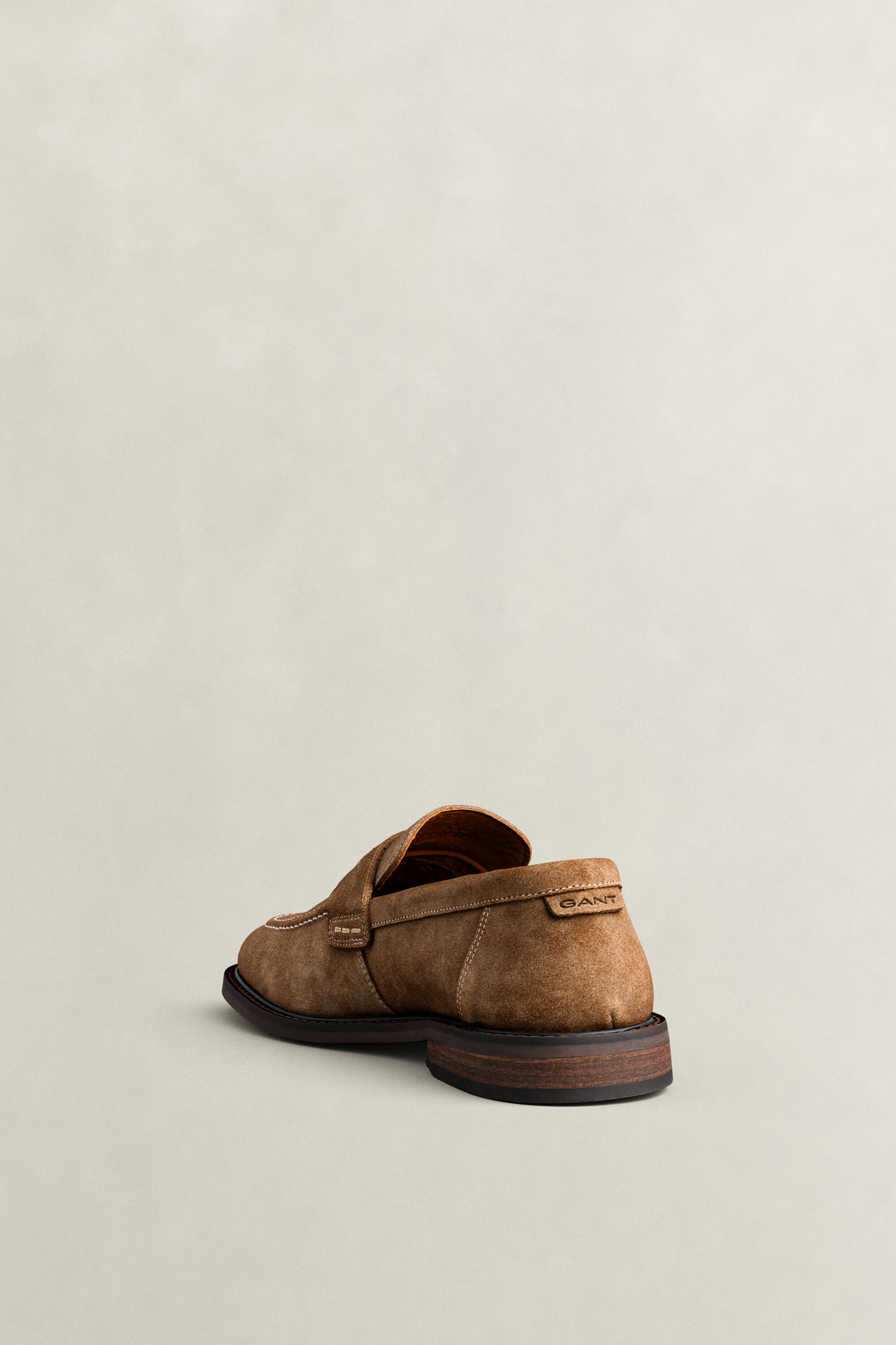 Lozham Suede Loafers — WARM KHAKI