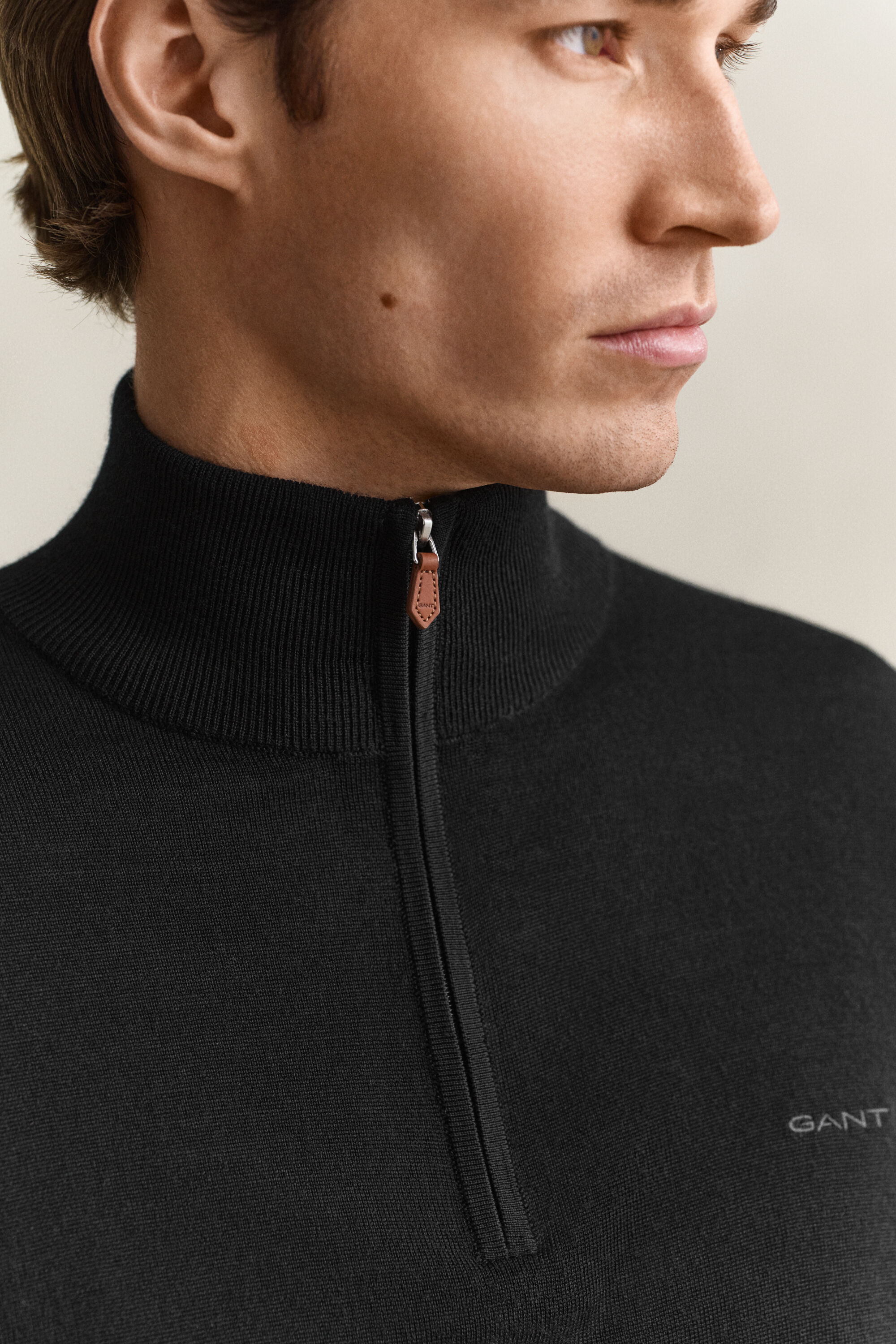 Merino Wool Half-Zip Sweater