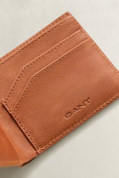 Leather Bifold Wallet — MAHOGANY BROWN 1