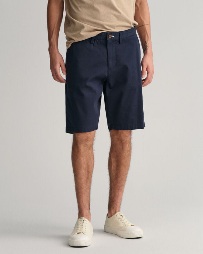 Relaxed Fit Twill Shorts