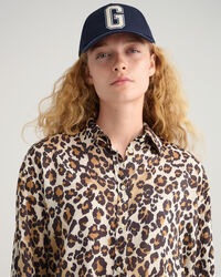 Relaxed Fit Leopard Modal Shirt