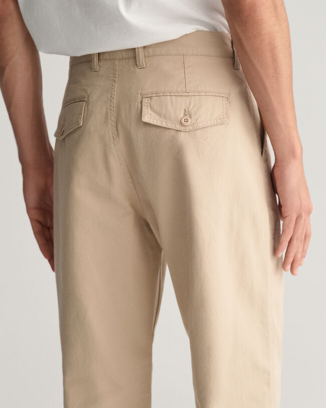 Regular Fit Cotton Linen Chinos