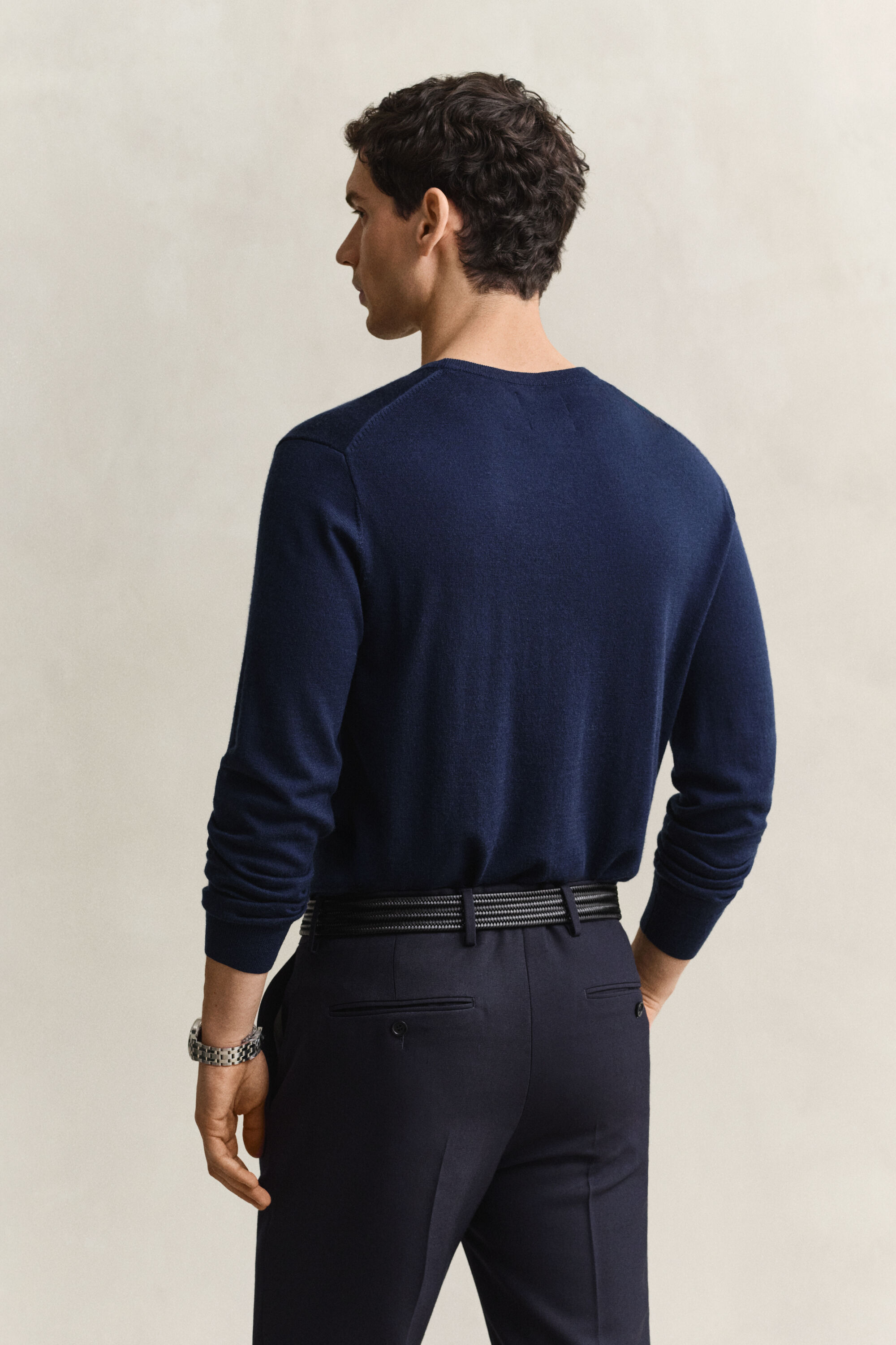 Merino Wool Crew Neck Sweater