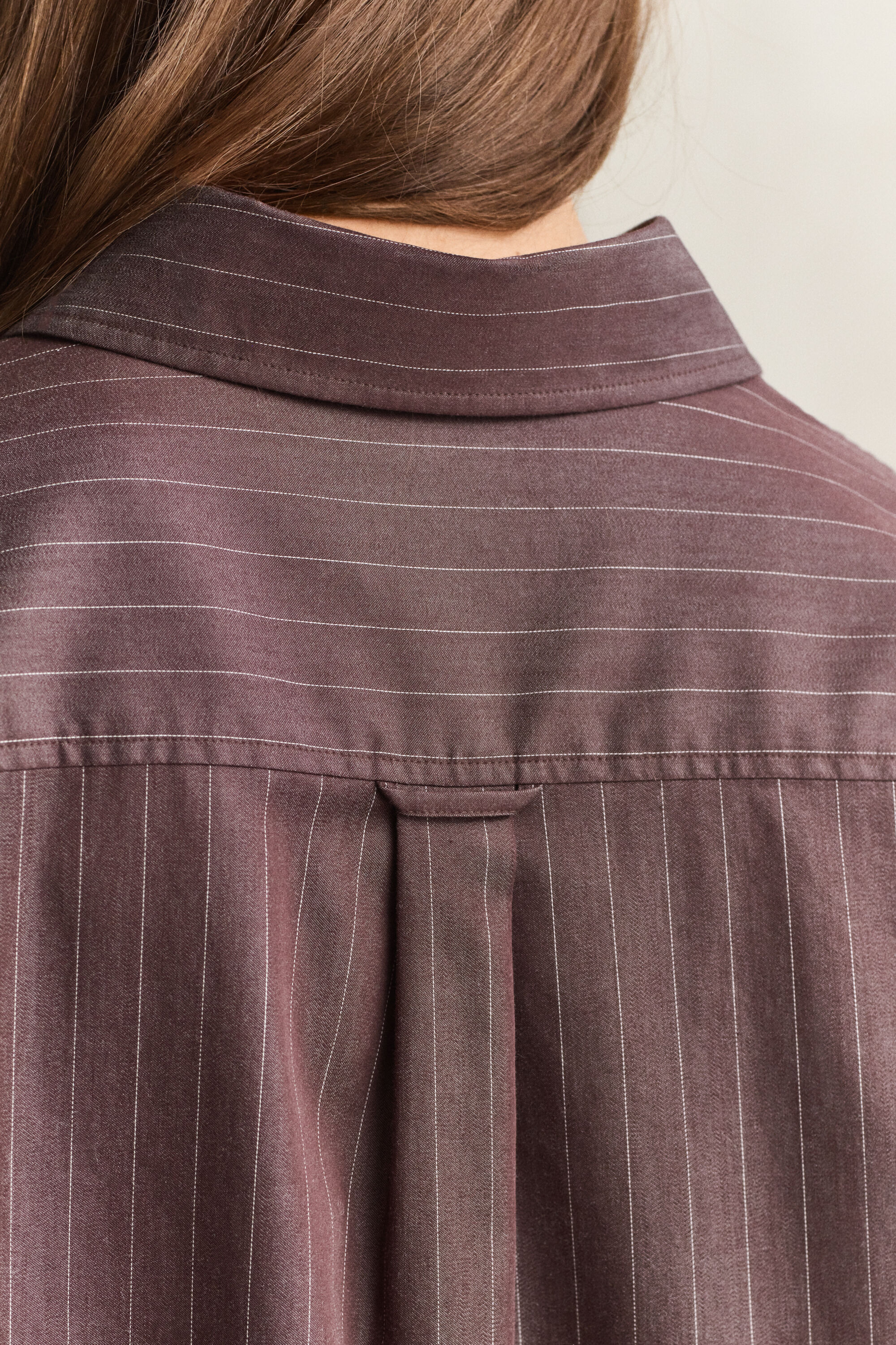 Relaxed Striped Poplin Shirt