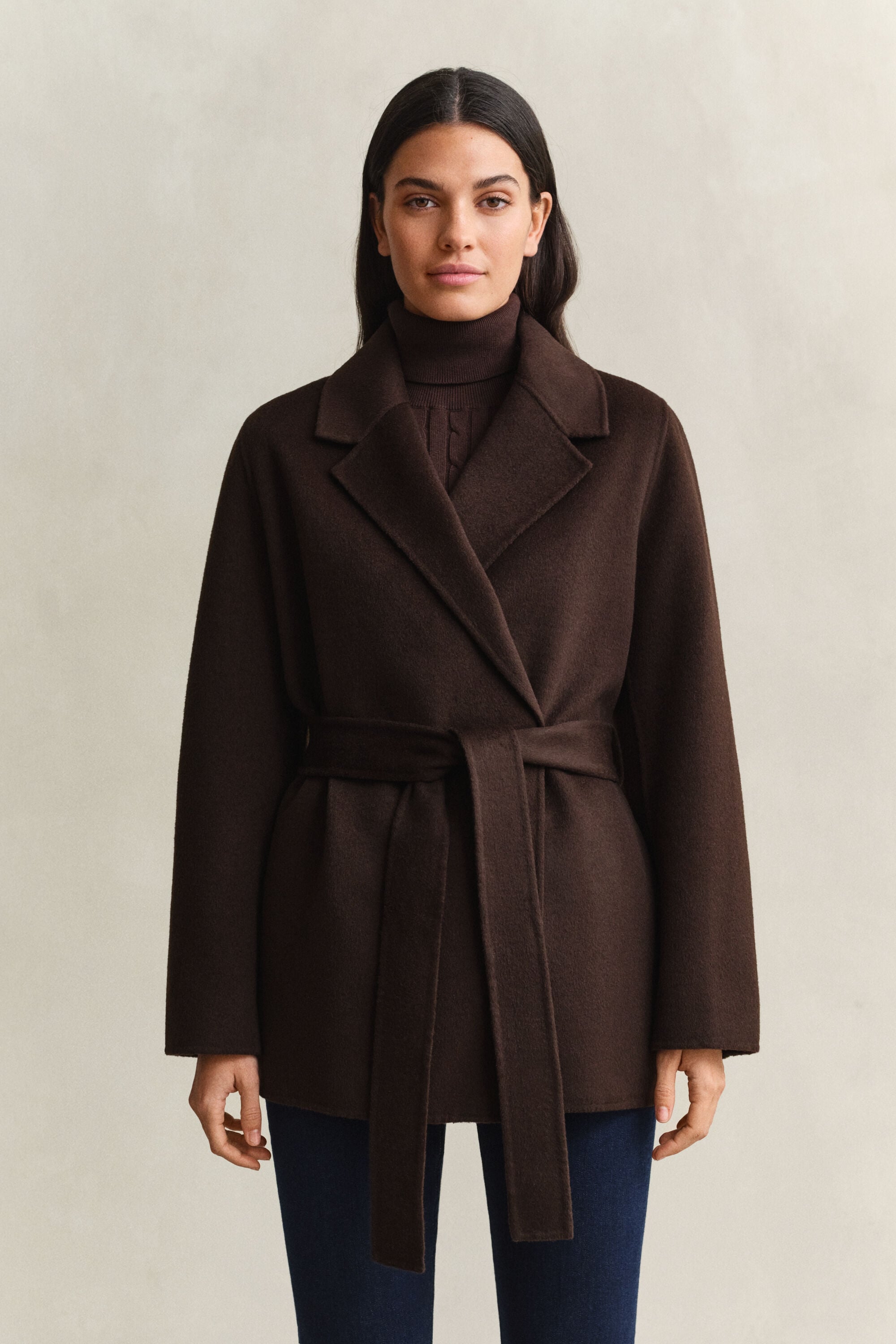 Handstitched Belted Jacket