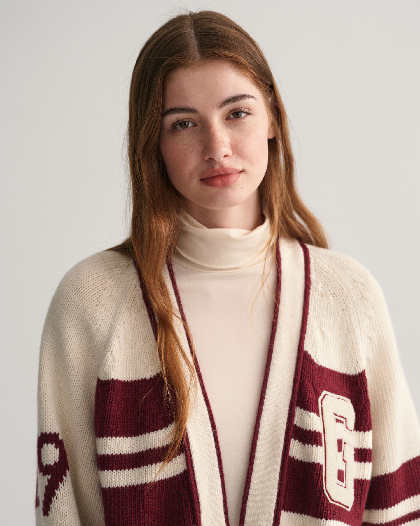 GANT Varsity V-Neck Cardigan