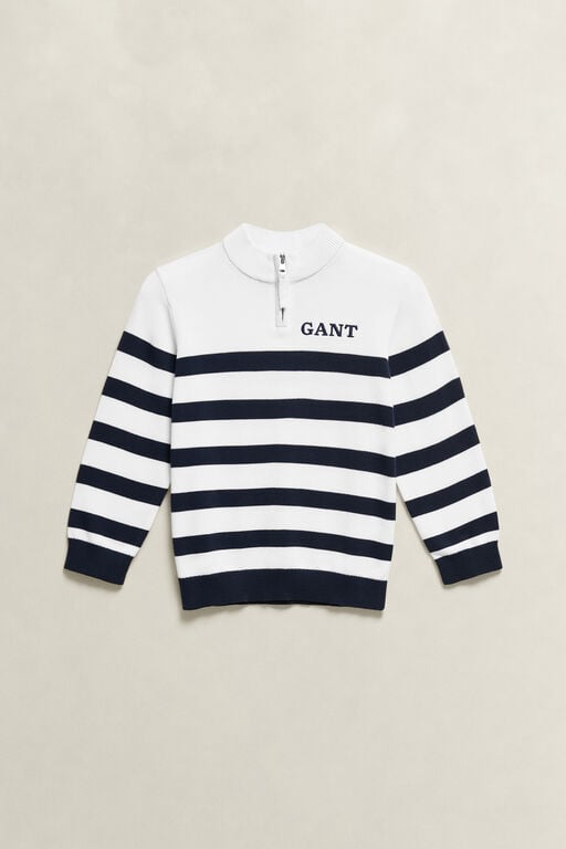 Boys Breton Zip Sweater