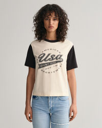 Logo Color Block T-Shirt