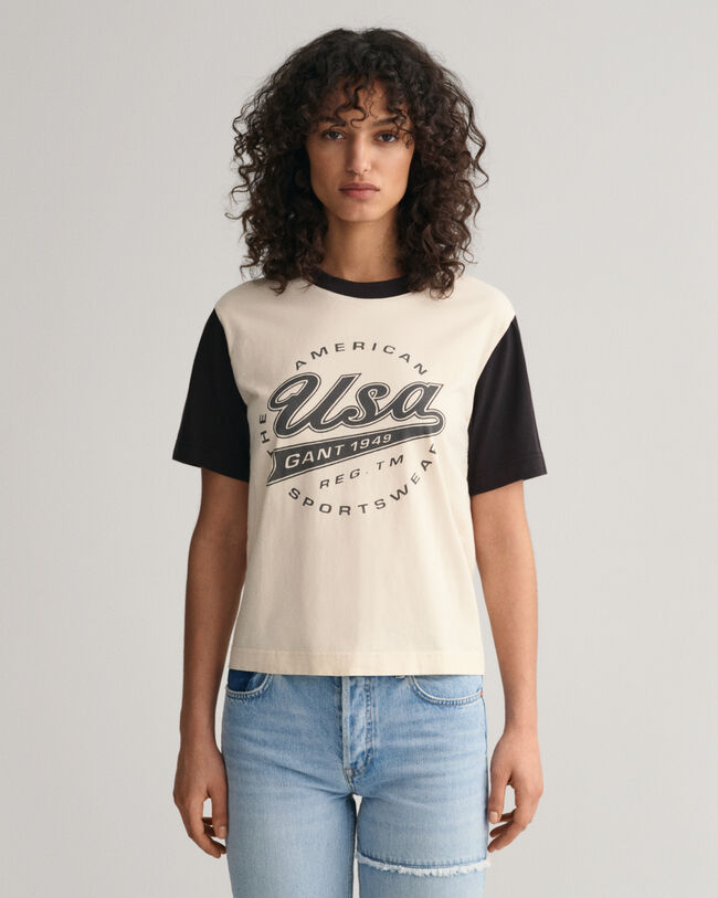 Logo Color Block T-Shirt