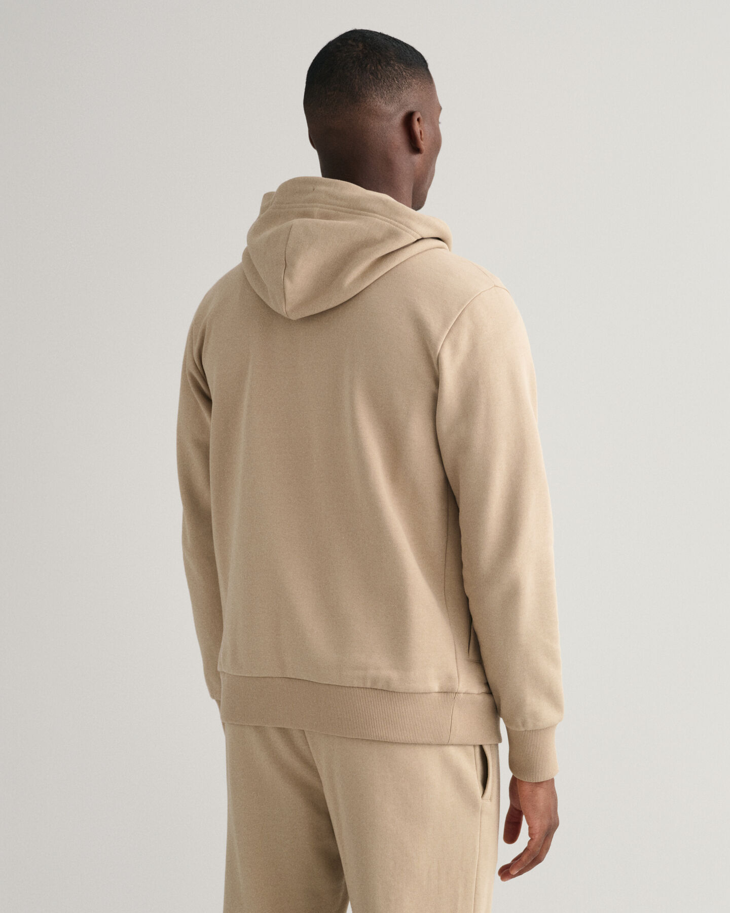 Tonal Shield Zip Hoodie