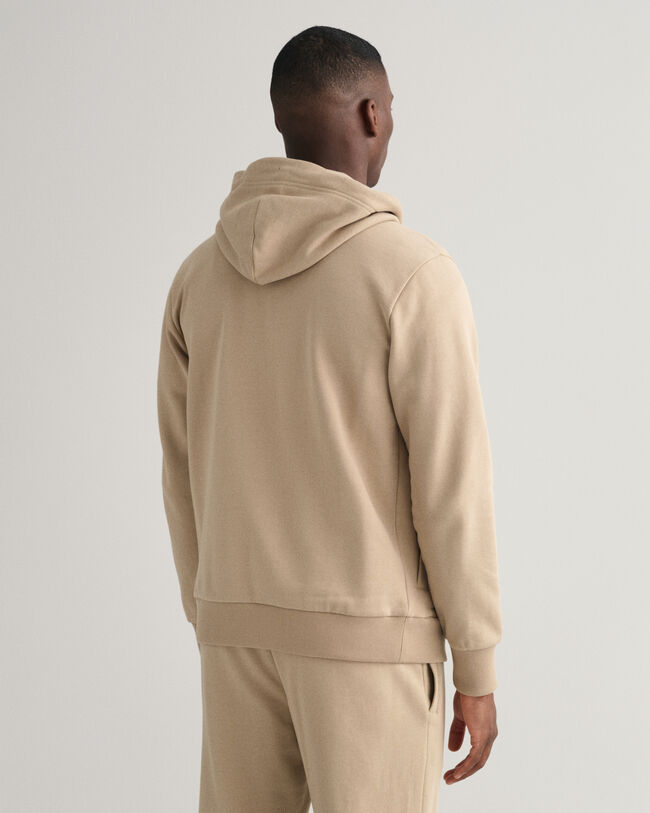 Tonal Shield Zip Hoodie