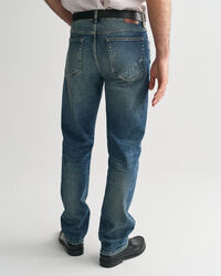 Regular Fit Vintage Wash Jeans