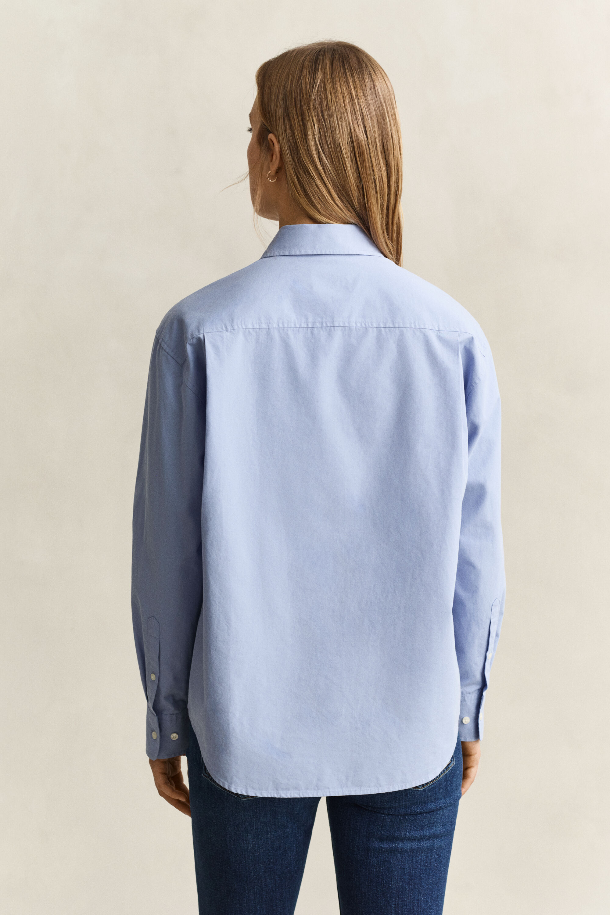 Relaxed Poplin Shirt — MISTY LAVENDER