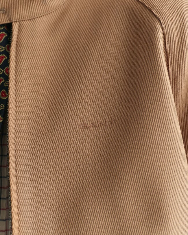 Wool Blend Harrington Jacket