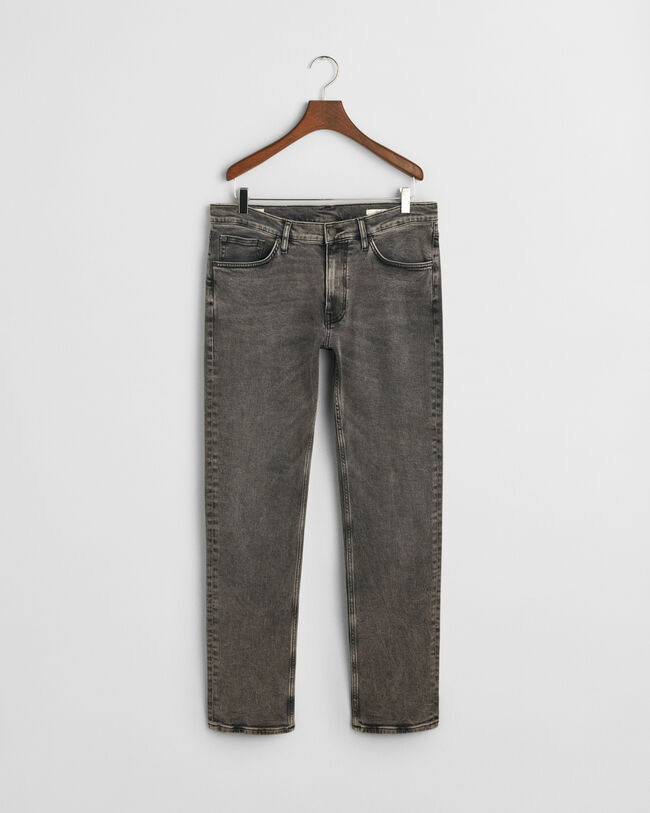 Slim Fit Black Wash Jeans