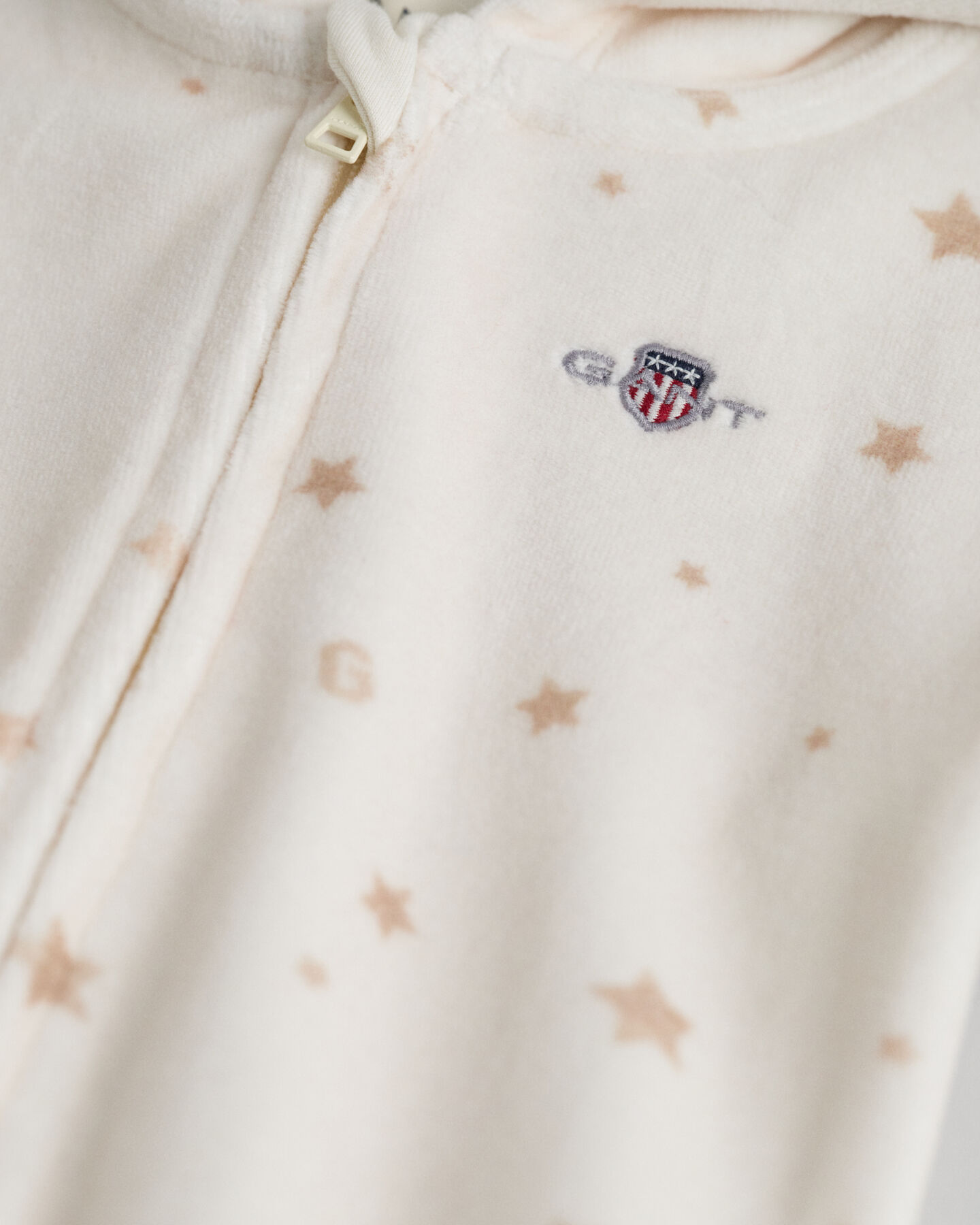 Baby Printed Velour One-Piece