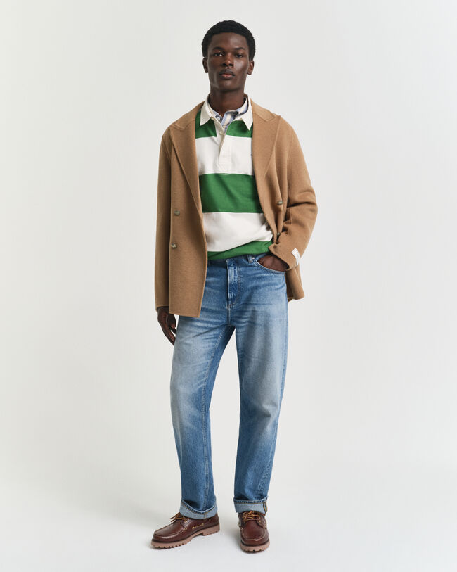 Block Striped Heavy Rugger