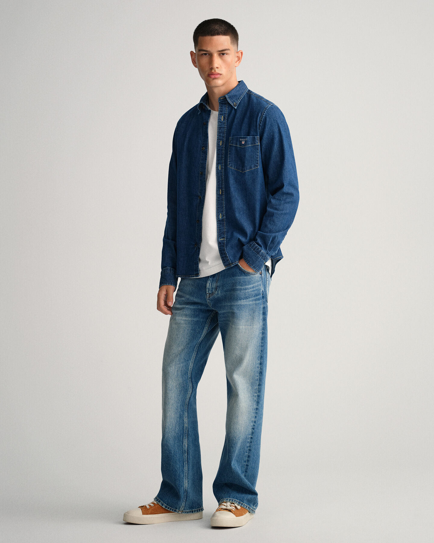 Slim Fit Denim Shirt